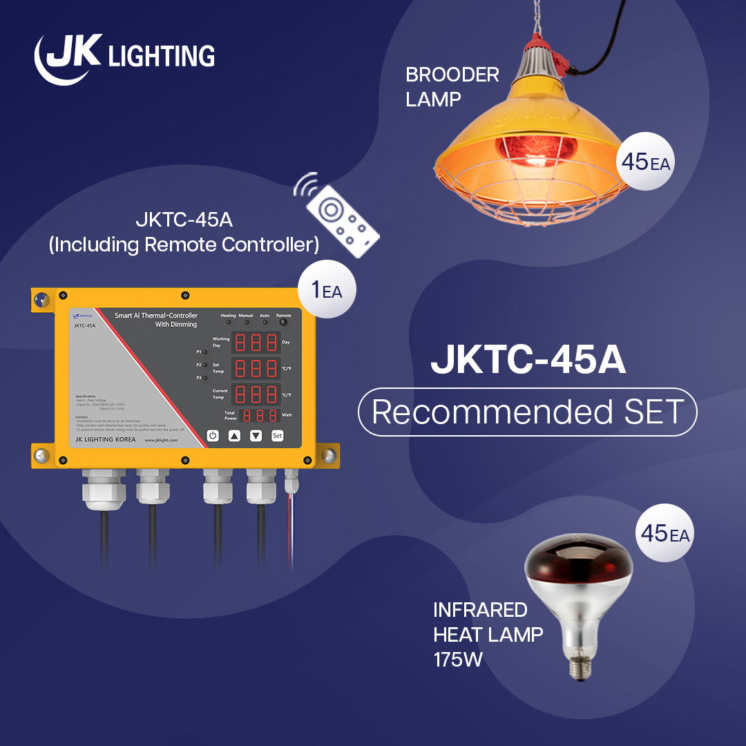 JKTC-45A – Bộ điều khiển nhiệt độ thông minh tích hợp dimming, giải pháp tối ưu cho trại chăn nuôi hiện đại