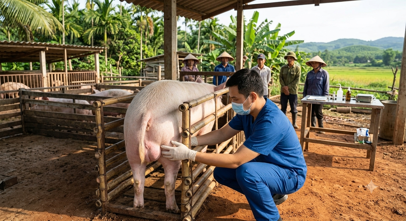 Heo nọc bị sưng cà: Nguyên nhân, cách điều trị và phòng ngừa hiệu quả