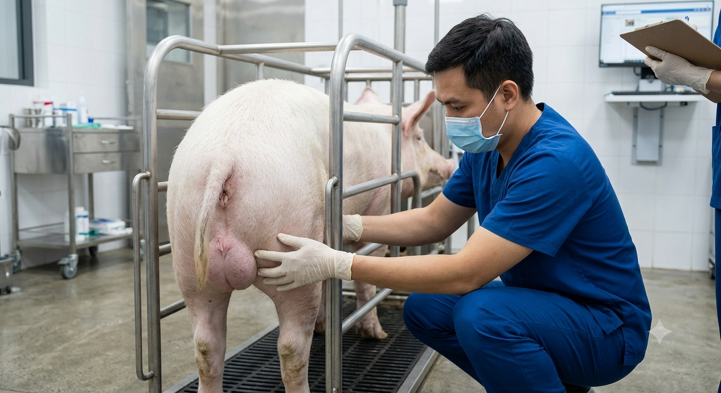 Heo nọc bị sưng cà: Nguyên nhân, cách điều trị và phòng ngừa hiệu quả